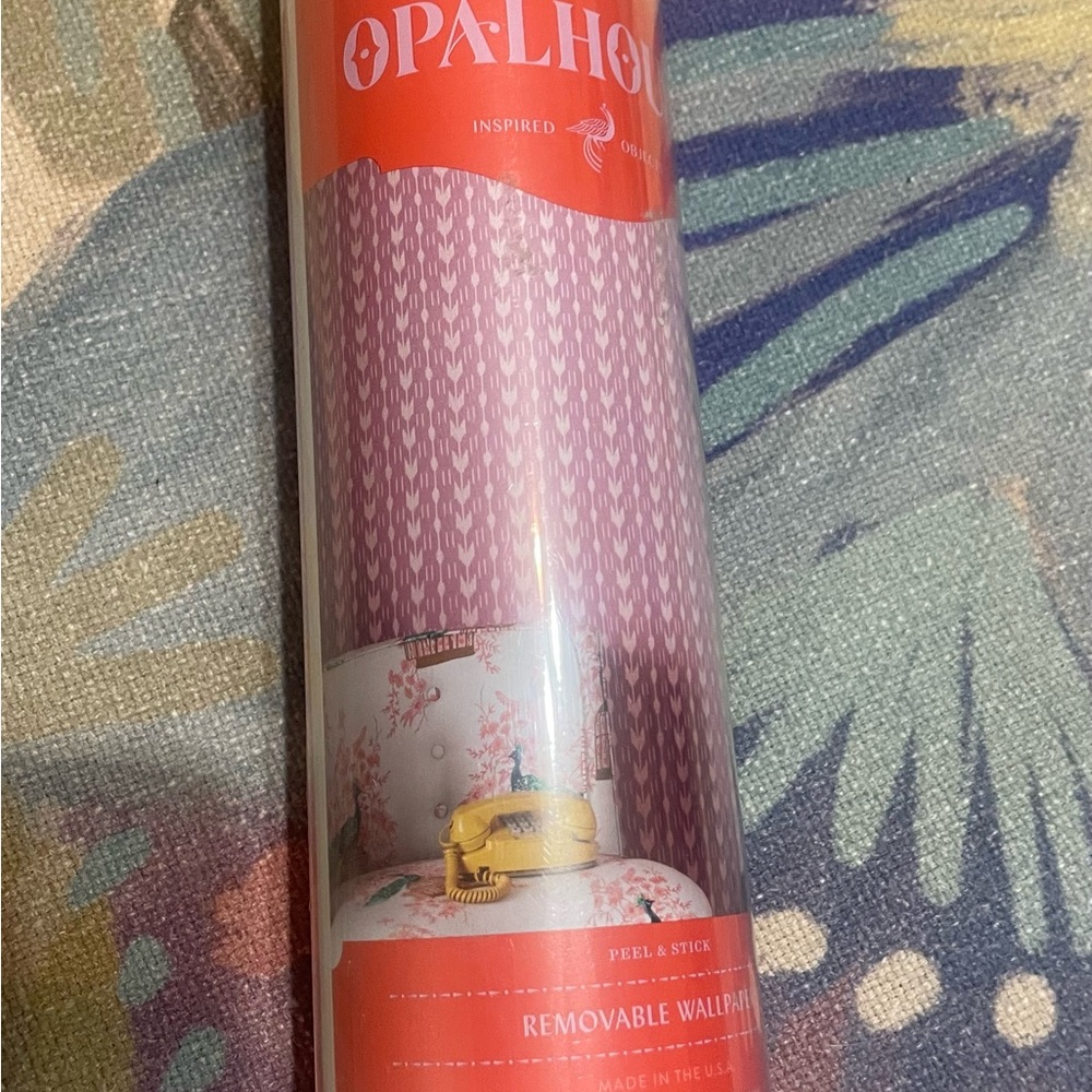 Opalhouse Lavender and White Patterned Wallpaper